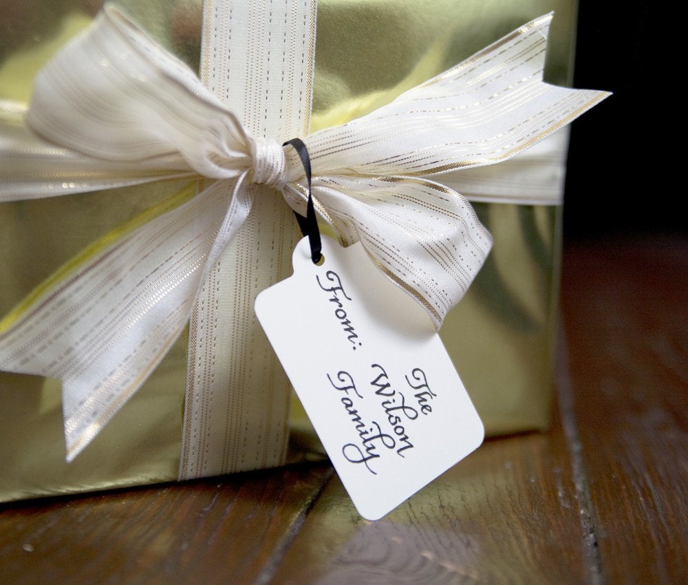 Personalized Hand Calligraphed Gift Tags