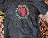 wear Love circles Africa  crew neck  short sleeve size xs