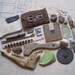 Found Objects for Altered Art, Sculpture or Assemblage - Salvaged Supplies - Bone Metal Stone Ceramic Wire Plastic Paper Glass