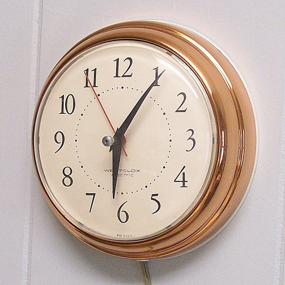 Vintage Electric Wall Clock 90