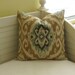 Iman Ubud in Opal 18x18 or 20x20 Pillow Cover - Same Fabric on Both Sides