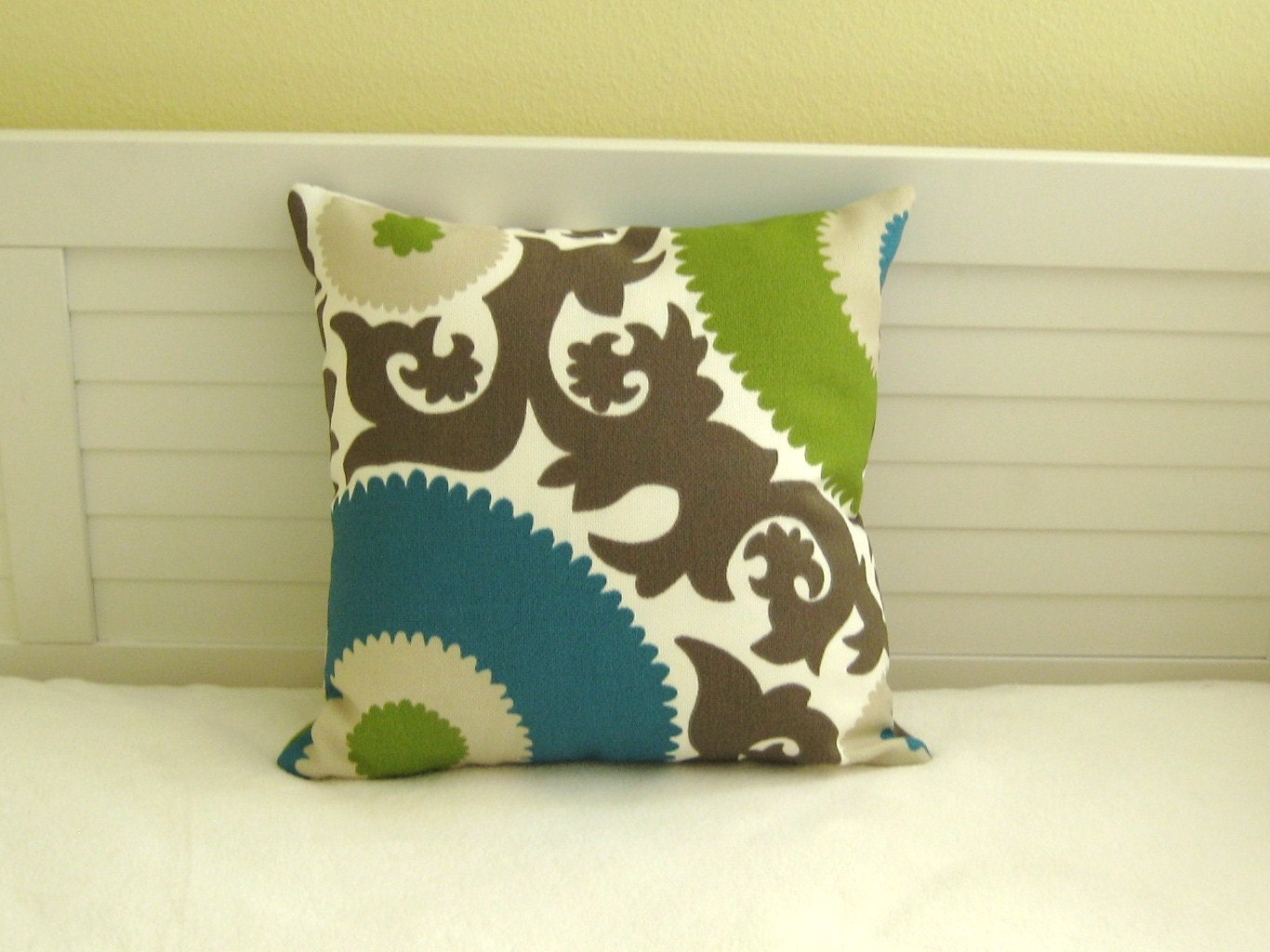 P Kaufmann Fahri in Aquamarine Indoor Outdoor 18"x18" Pillow Cover