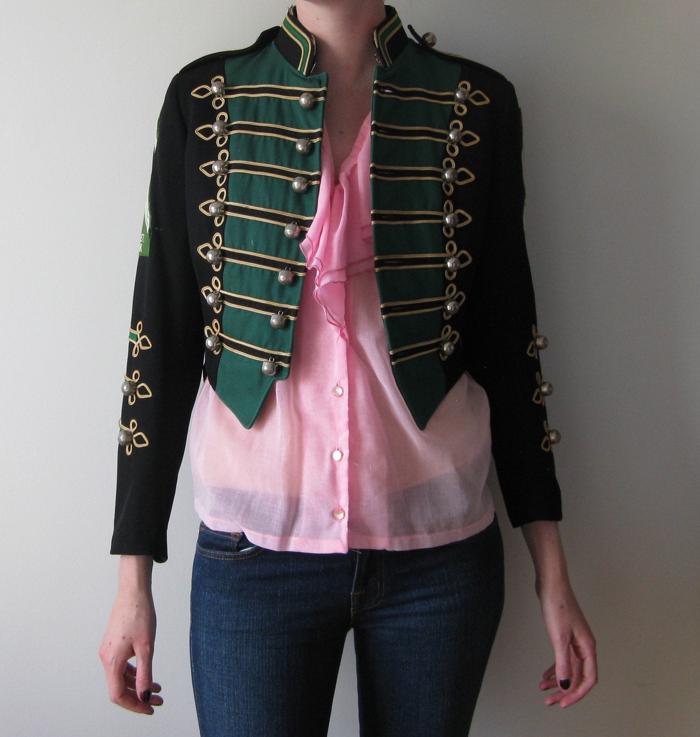 vintage MARCHING BAND long jacket