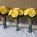 7 hand crafted felt rose bouquet - pick your colors
