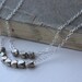 Tiny Mercury necklace - sterling silver dainty delicate minimal - customizable