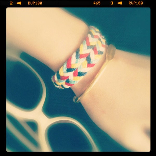 Double Happiness Braided Bracelet - Made to Order
