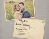 Vintage Save the Date Card - the "Tricia"