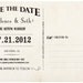 Vintage Save the Date Postcard - the "Cadence"