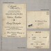 reserved for colles101 - Vintage Wedding Invitation - Victoria (set 1)