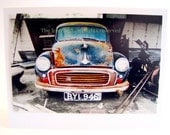 Morris Minor ...Irish photo card