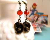 Baseball Earrings - YOU pick your team color