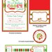 Christmas Cookie Exchange or Swap Printed Party Package - Invitations, Labels, Tags and Address Wrappers - Set of 20