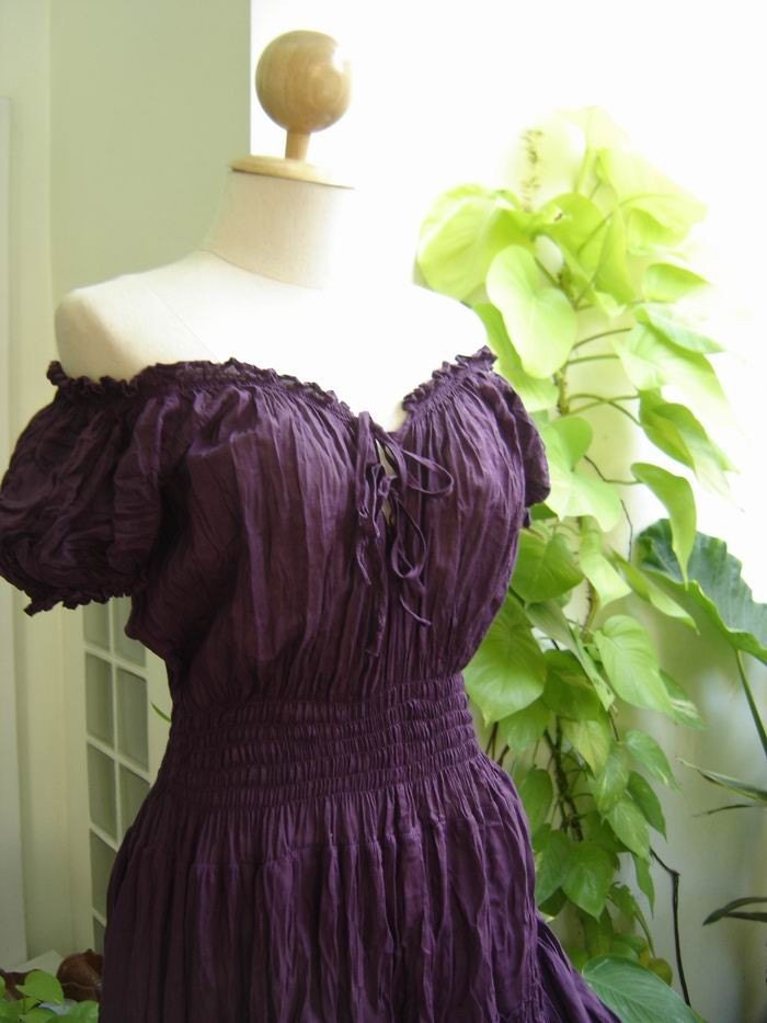 Princess Cotton Dress II - Purple