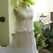WHITE Cotton Top Smocked Ruffle Tiered Full Long Maxi Dress