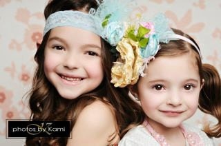 CREAMSICLE CAKE headband made to match Matilda Jane, Persnickety & Serendipity tm
