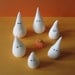 Halloween Ghost Brothers Cupcake Toppers (12 Variety Ghosts plus mini Pumpkins )