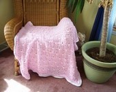 Baby Blanket Pink Tiny Balloons Design kams-store.com