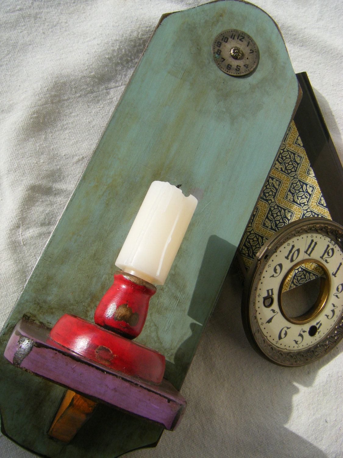 Country Cottage Wall Candle Holder