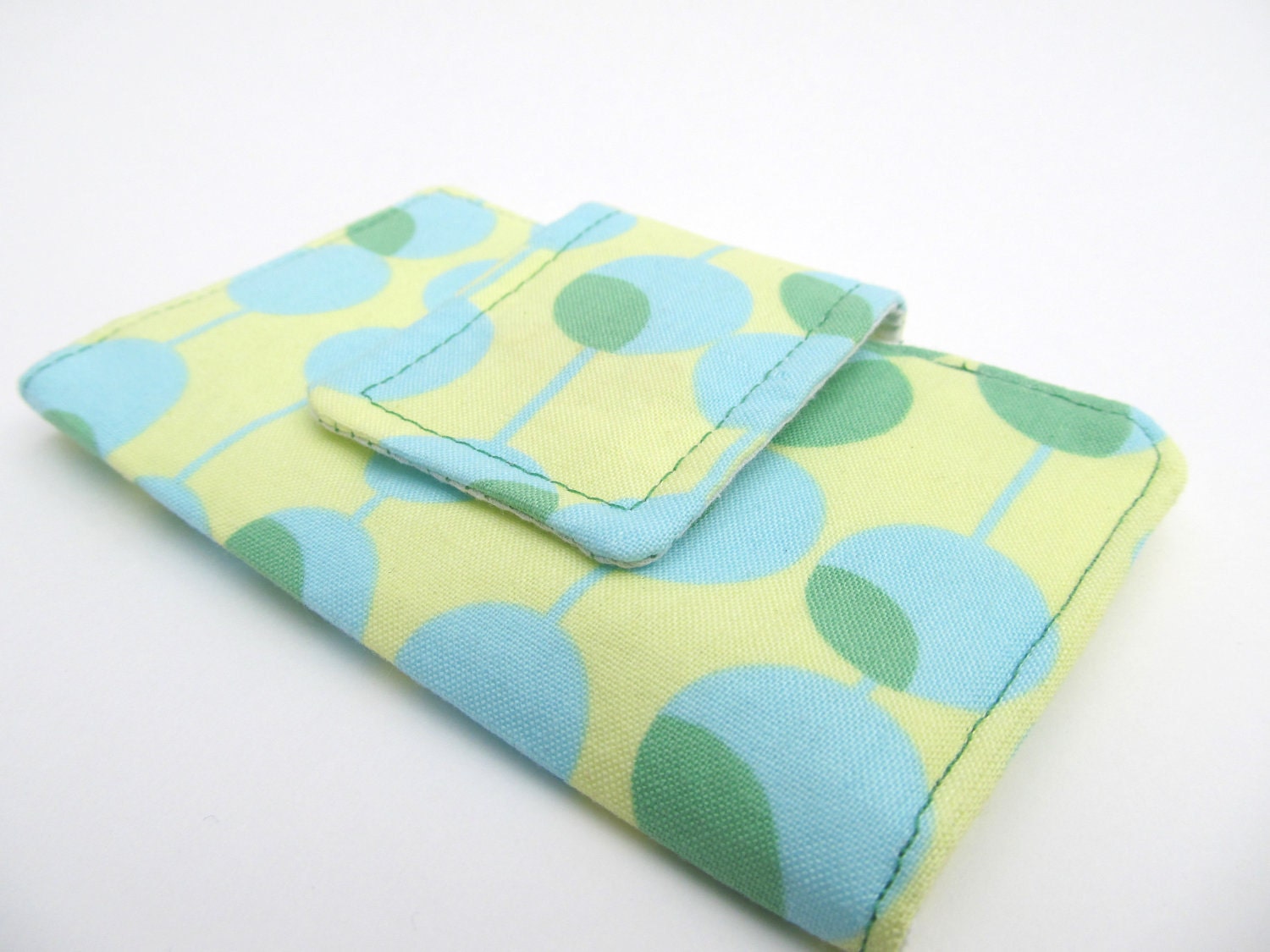 Wallet / business card holder  "amy butler fabric"
