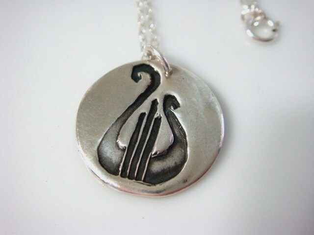 Lyre Necklace