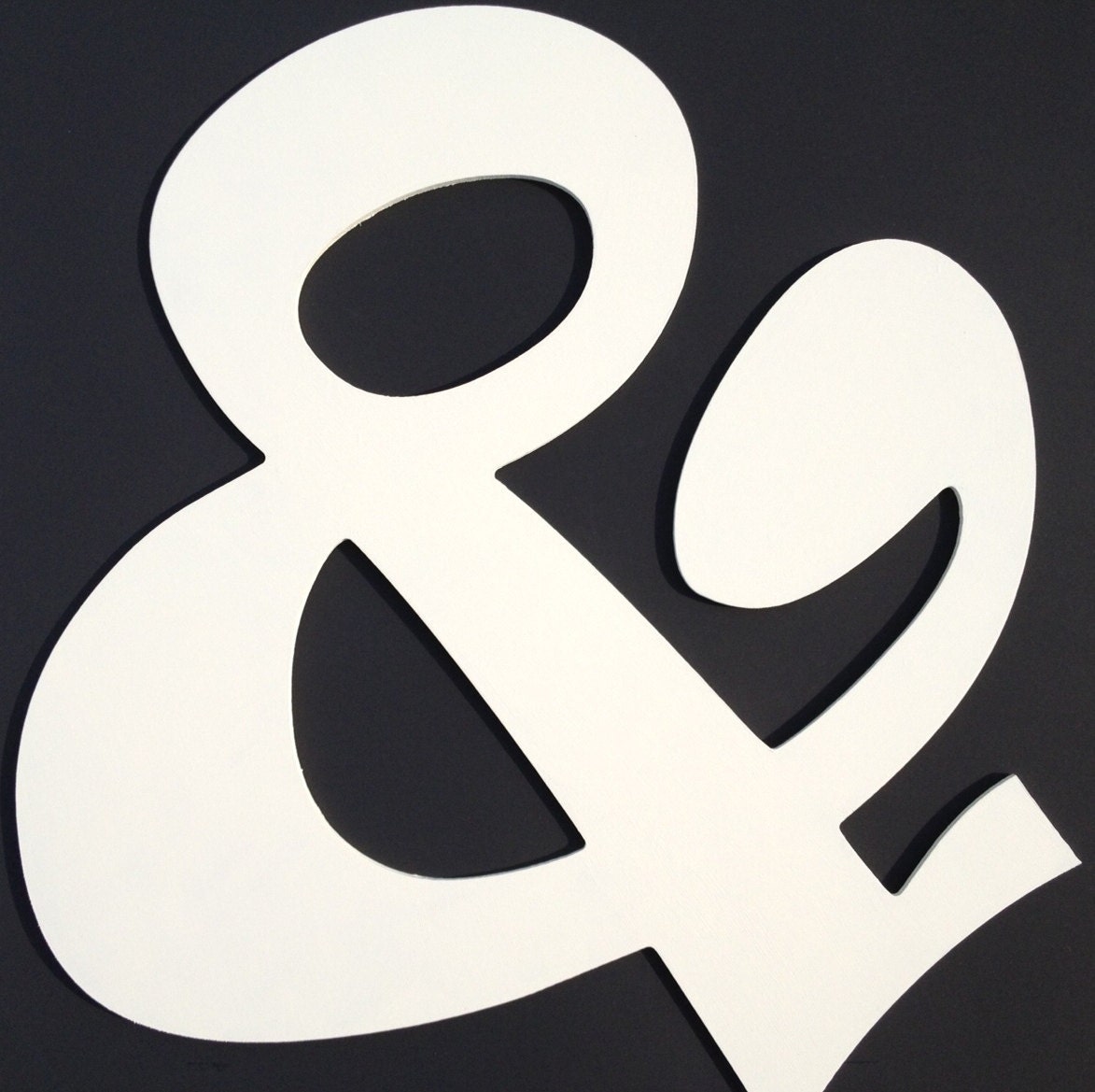 Ampersand or and sign for photo prop or wedding guestbook 18" EXAMPLE