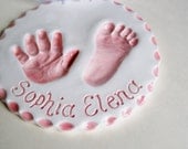 Imprint of Hand and foot plaque  Mold included