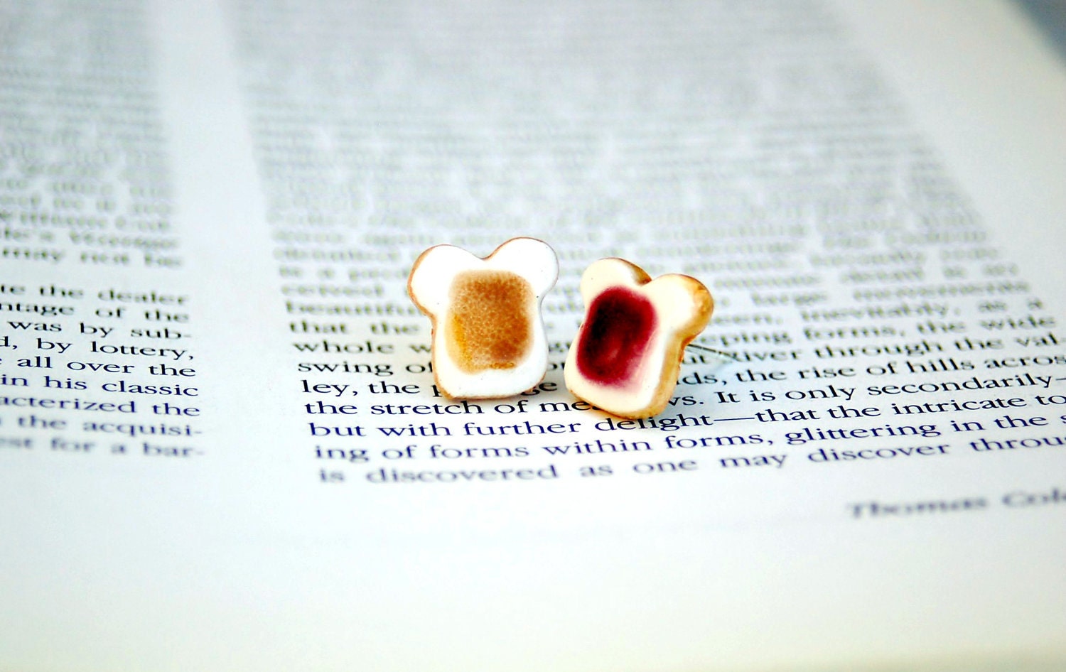 Pb and j  earrings