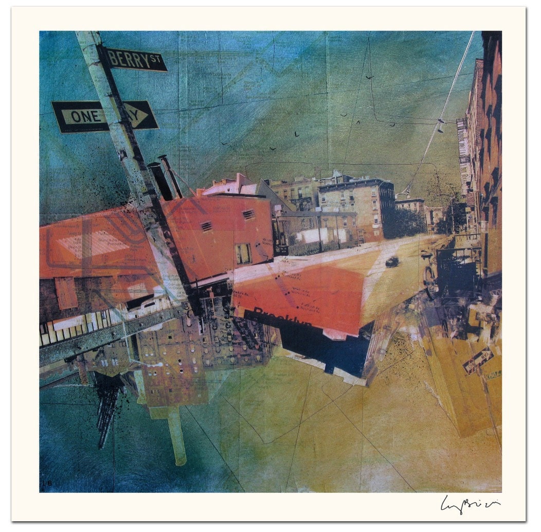 BROOKLYN - Fine art print - 17 x 17" - Signed by the artist