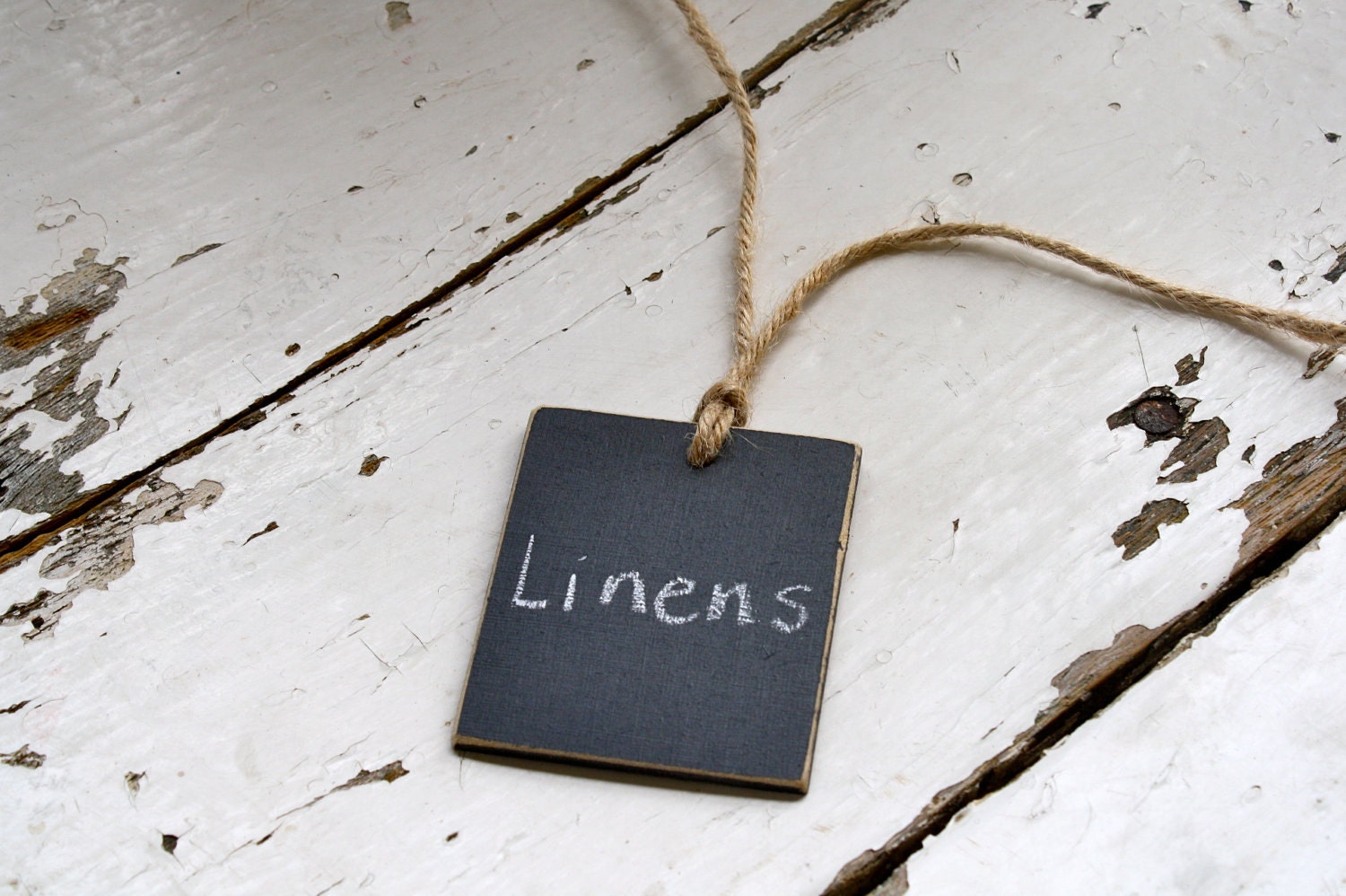 Mini Chalkboard Tags - Distressed Slate Gray 5 Pack