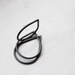 Thorns . three oxidized sterling silver stacking rings