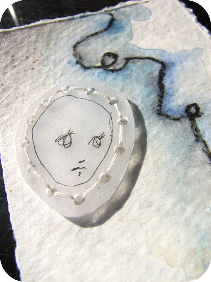 Undercover - Original Mixed Media Art - ACEO Size