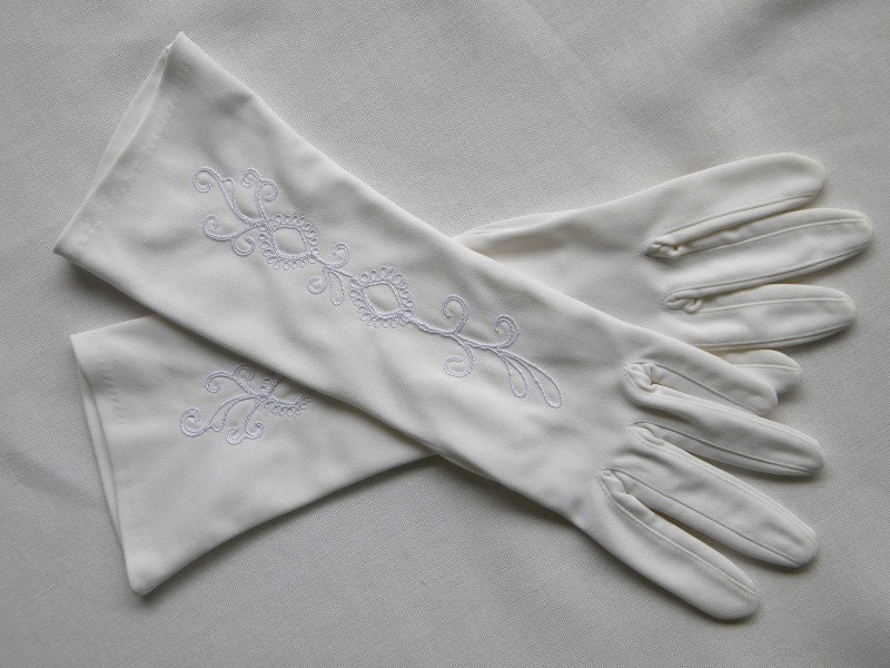 Vintage Gloves Women's - White