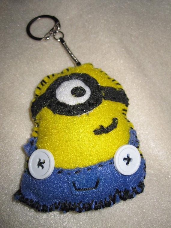 minion soft toy keychain