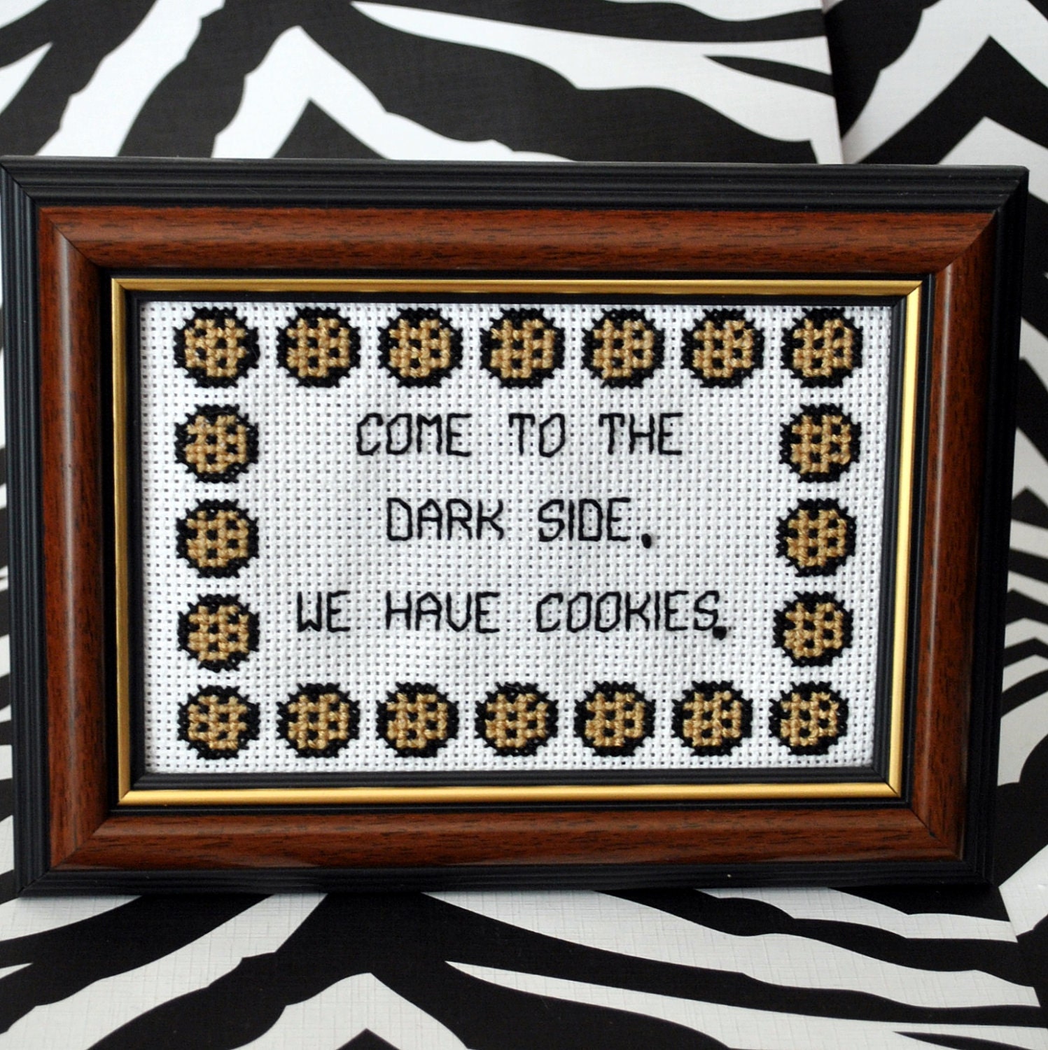 Come to the Dark Side - We Have Cookies PDF Cross Stitch Pattern