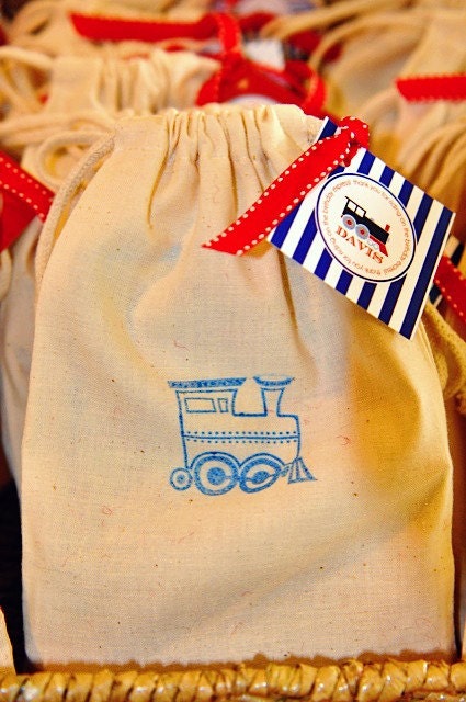 DIY Printable Thank You Tags - Train Party