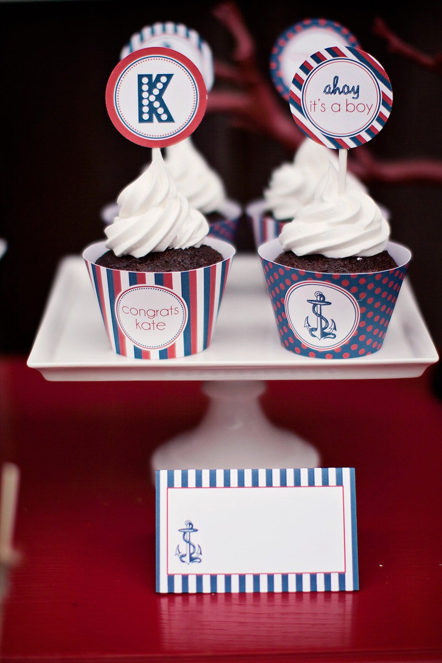Printable Ahoy it's a Boy Baby Shower Package