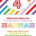 Rainbow Birthday Invitation- Printable