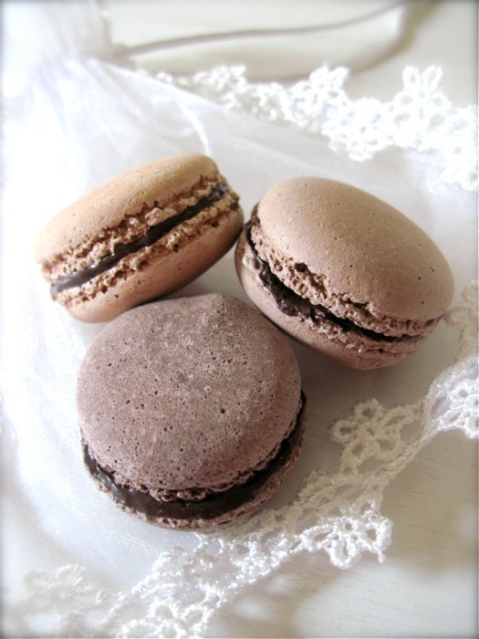 Ceramic Chocolate Macarons Fragrance Object