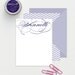 Personal Stationery Gift Set Notecards, Labels and Envelopes in a muslin bag