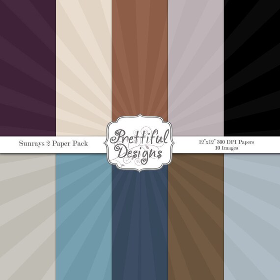50% OFF SALE Digital Paper pack for Digital Scrapbooking, Photography, Card Making, Commercial Use - Sunrays 2 (219) Il_570xn
