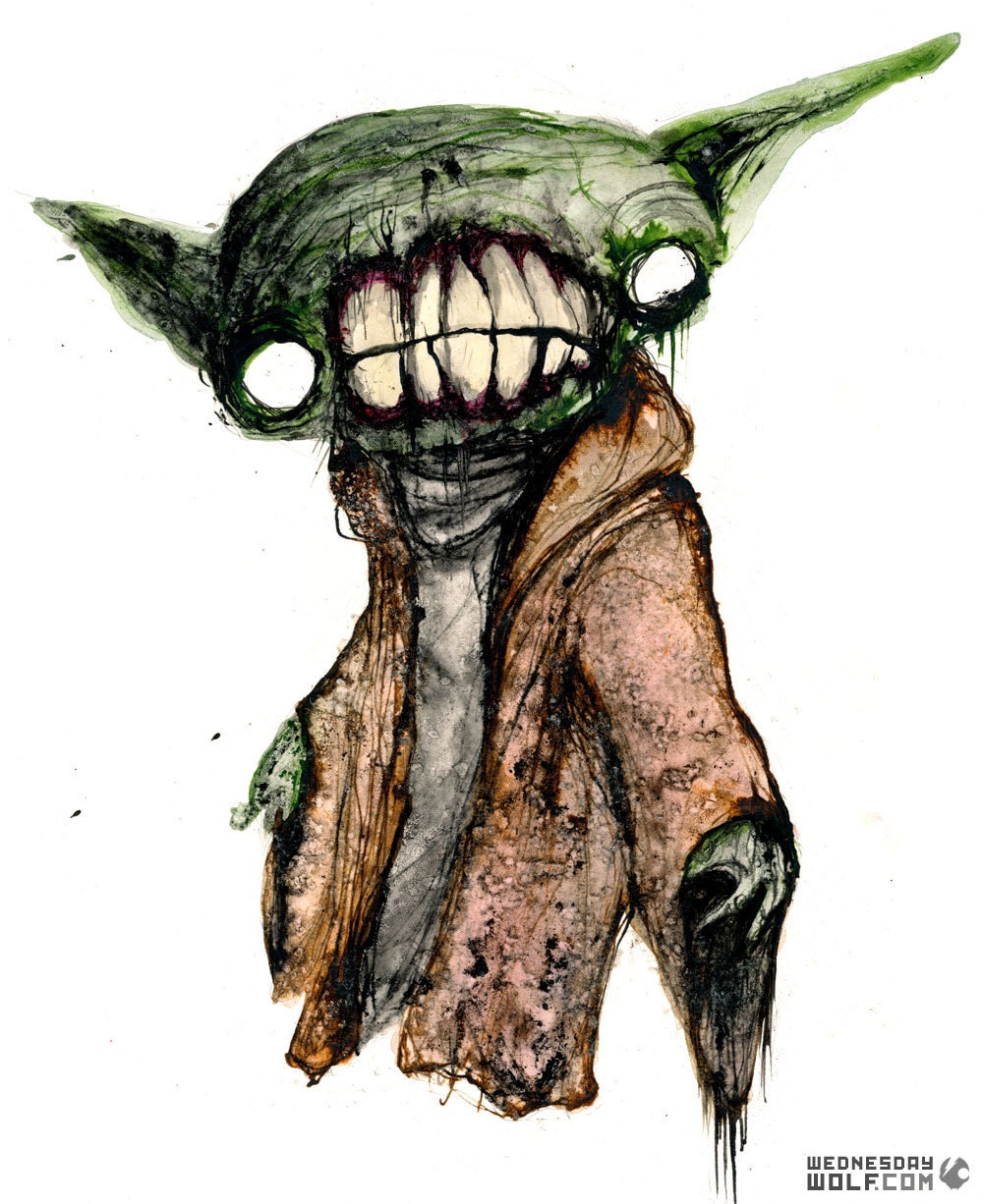 Yoda - Matte Print - 8"x11"