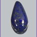 4463- CABOCHON - Royal Blue Lapis Lazuli - Pear Cut