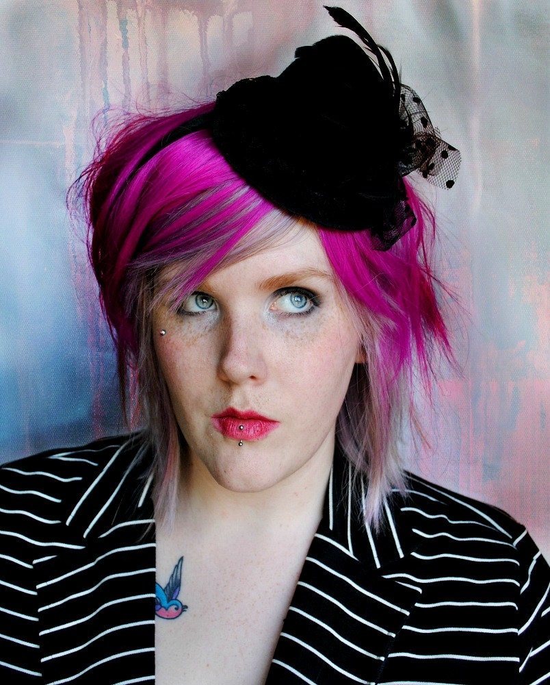 Circus Soiree wig // Purple // Scene Rock Punk Straight Medium Hair