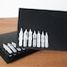 black envelopes set of five: calligraphy nubs