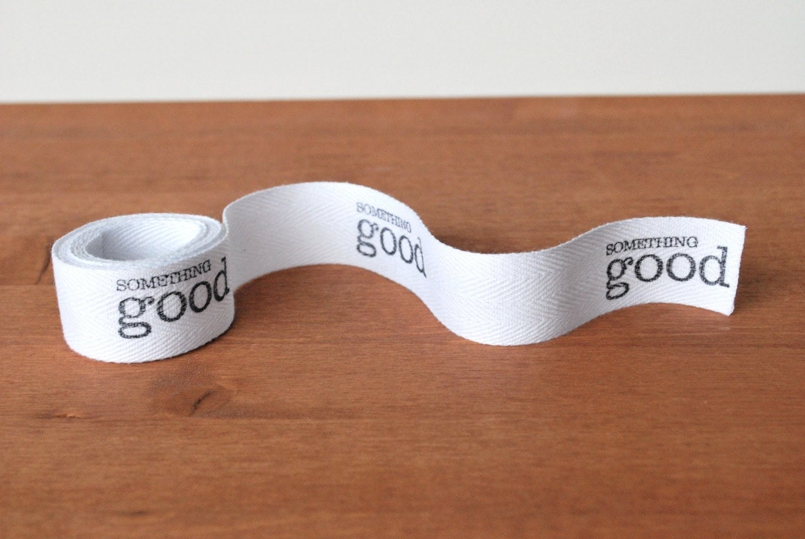 reserved listing for sarah parker: white something good twill tape