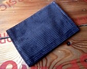 Brown Corduroy Passport Cover