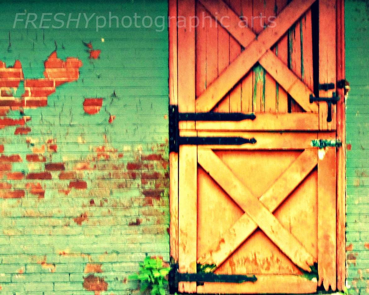 The Orange Door - 8x10 Photographic Art Print