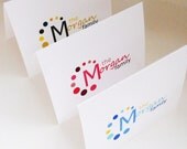 Personalized Note Cards Family Stationery Modern