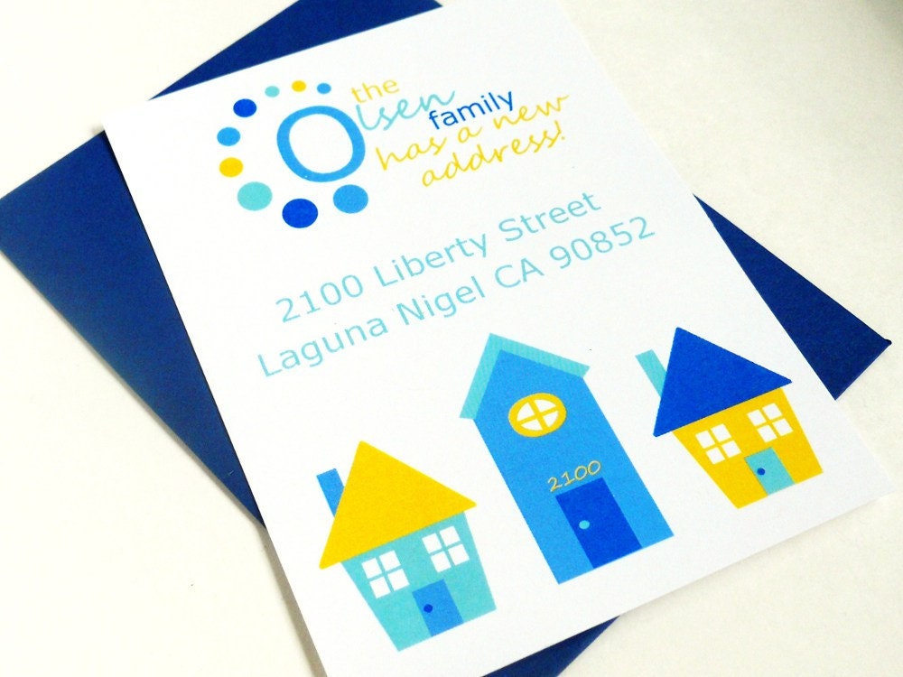 New Address Announcements Home Sweet Home Il_170x135