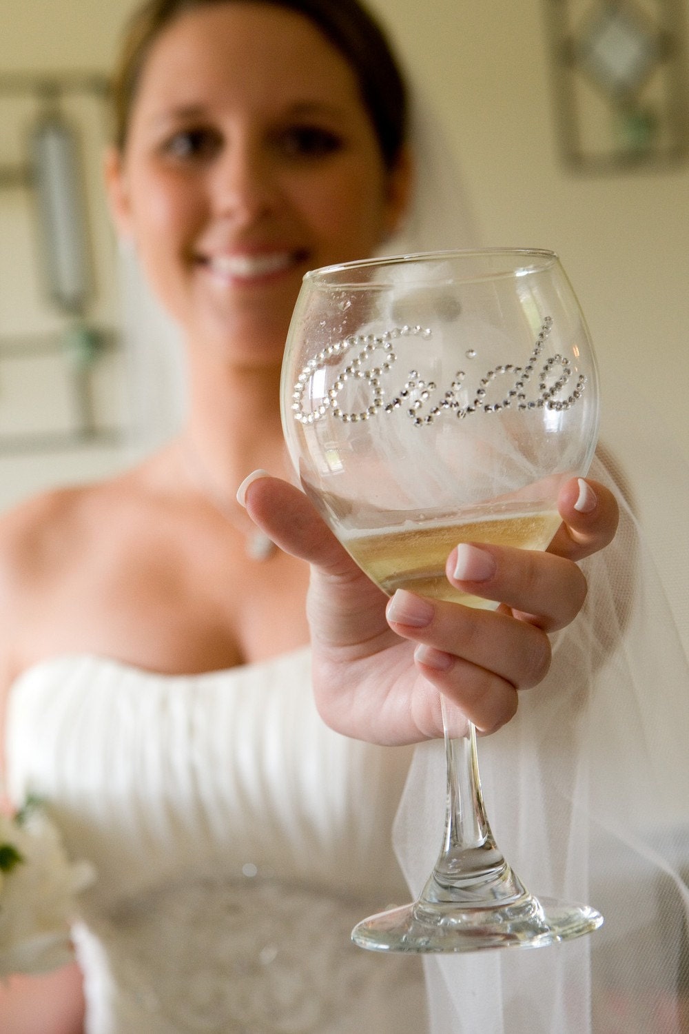 Bride Wine Glass- Wedding